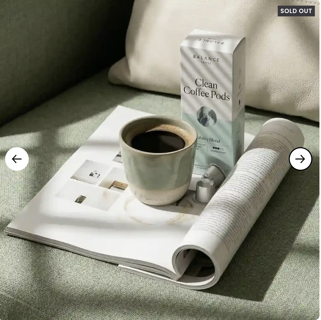 Sofa magazine editorial shot